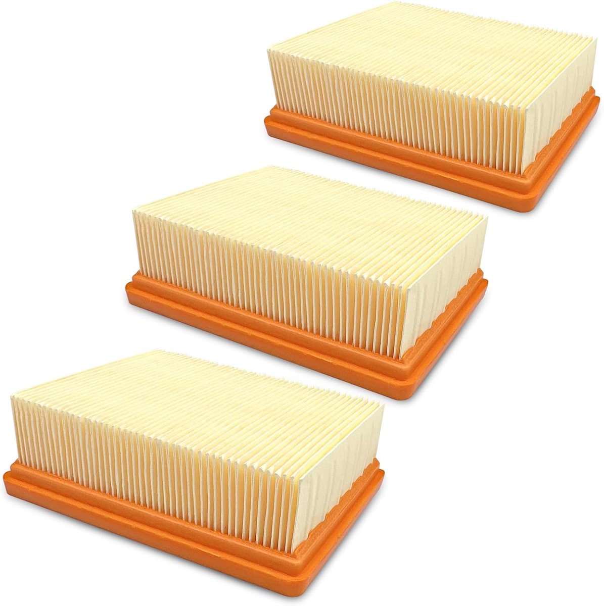 platte harmonica-filter, compatibel met multifunctionele stofzuiger