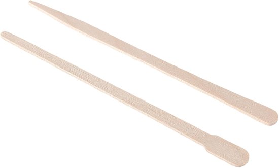 Spatels voor het waxen van wenkbrauwen, 88 mm houten stokjes, waxing applicator, kleine houten stokjes voor wax ontharing, houthandwerk — afbeelding 2