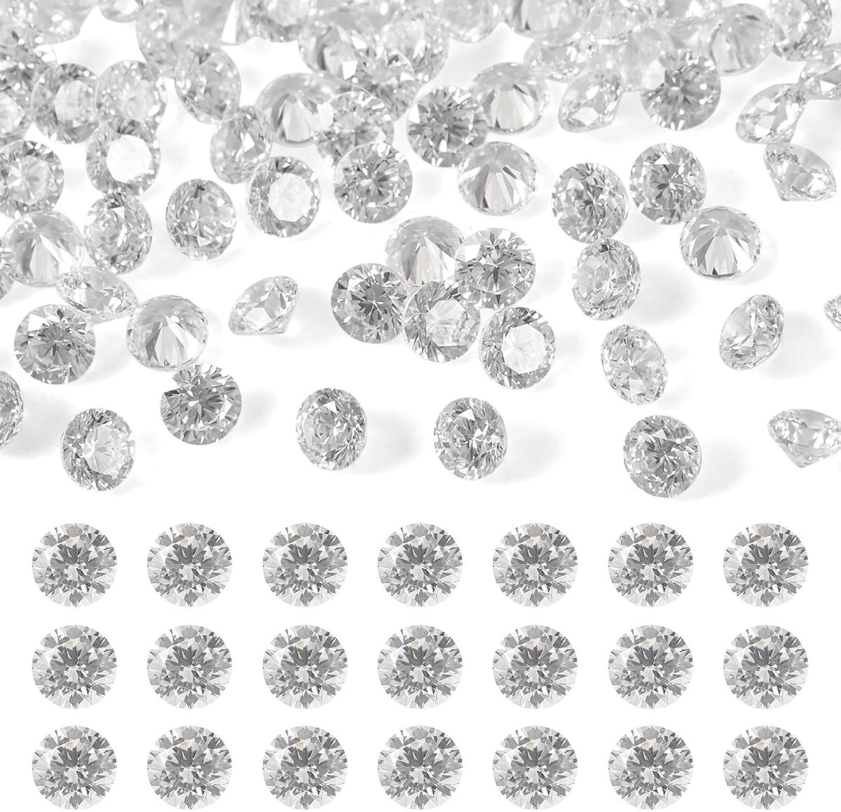 Duidelijke Facet Zirkonia Cabochons Diamant Vorm Strass Versieringen Losse Kristal CZ Stenen Voor DIY Sieraden Maken Nail Art Ambachten