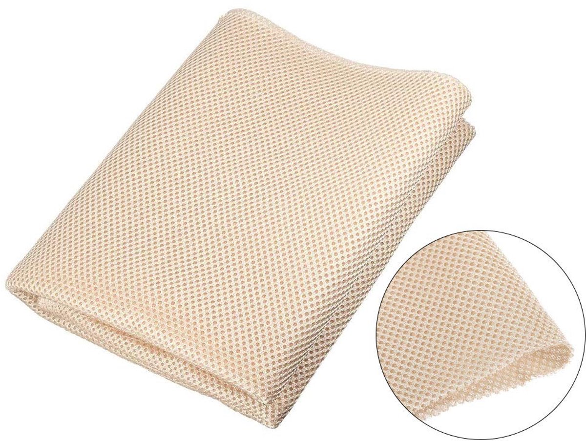 Luidsprekergaas Roosterdoek (geen rietweefsel) Stereo Box Stof Stofdichte Audiodoek 50cm x 140cm Beige