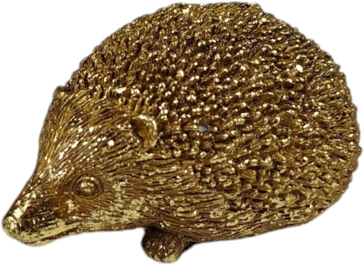 Egelbeeldje in Goud - Moderne Herfstdecoratie