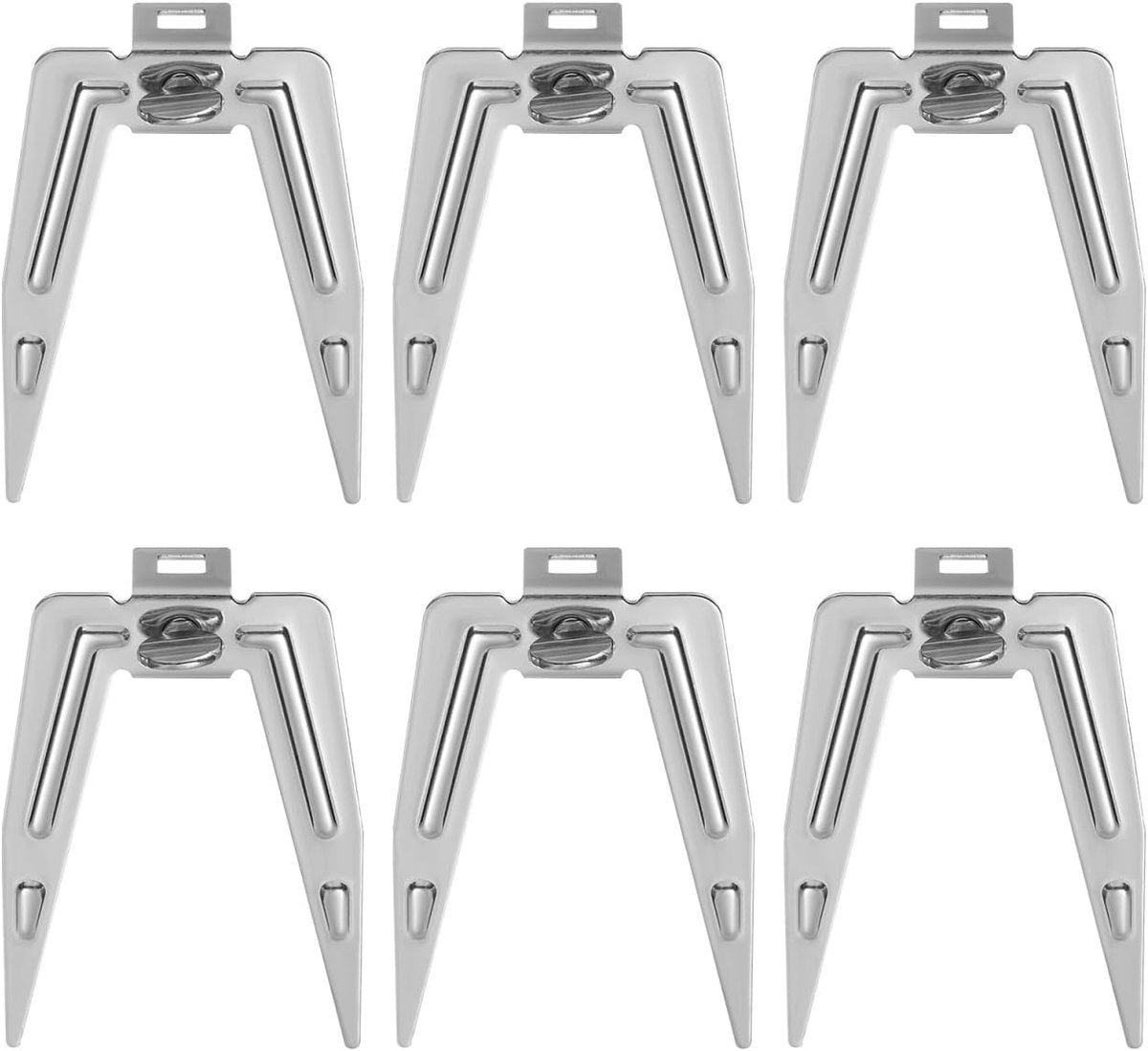 6 sets braadkip braadvork roestvrij staal voedsel vorken keukenhulp roestvrij stalen vis roterende braadkip vorken ovenaccessoires grillvork elektrische oven