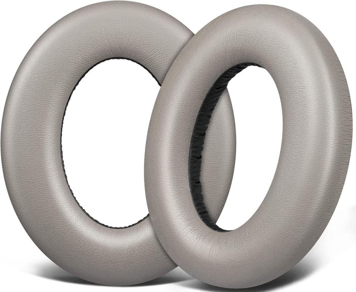 Oorkussens voor Sennheiser HDB 630/Momentum 5/Momentum 4 draadloze hoofdtelefoons, proteïneleer earpads cushions geluidsisolerend schuim hoge dichtheid