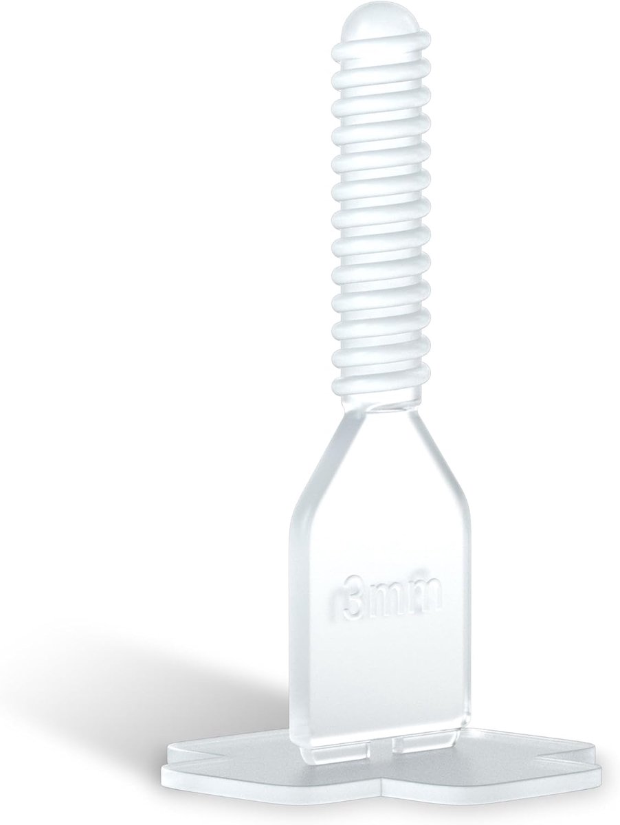 Tegelnivelleringssysteem | 3 mm voegbreedte | afstandhouder voor het leggen van tegels | tegelleghulp tegellegger gereedschap tegelkruis 3 mm