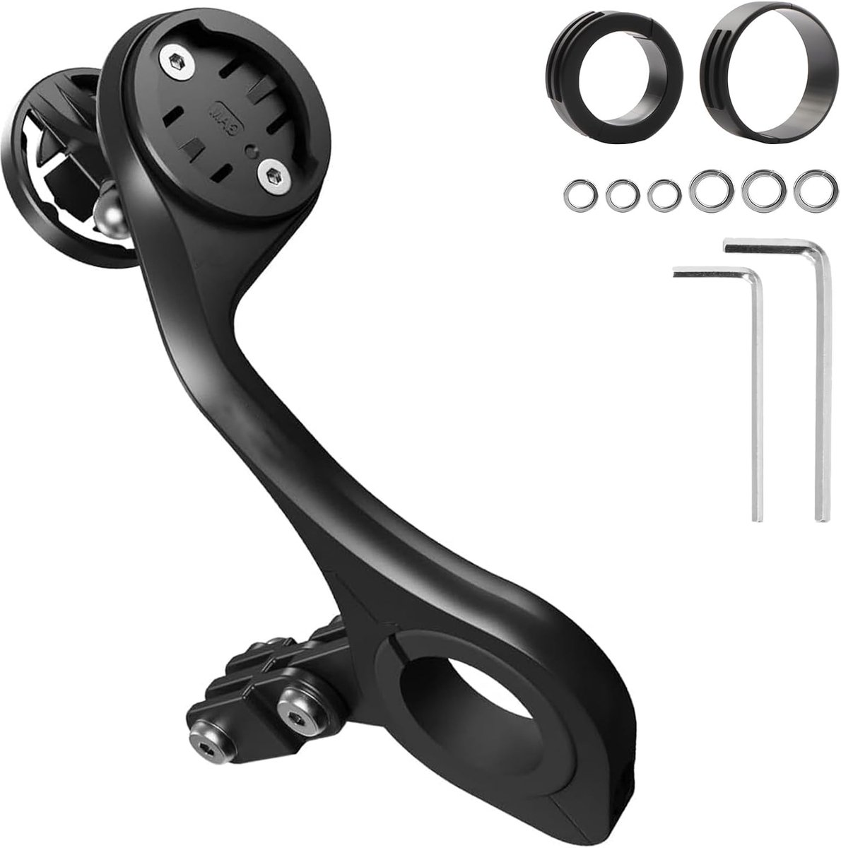 Fietshouder voor Garmin Edge GPS fietscomputer XOSS G/G+ iGPSPORT | Fietsstuurhouder 25,4 mm 31,8 mm fiets koplamp camera's houder Out Front Bike Mount