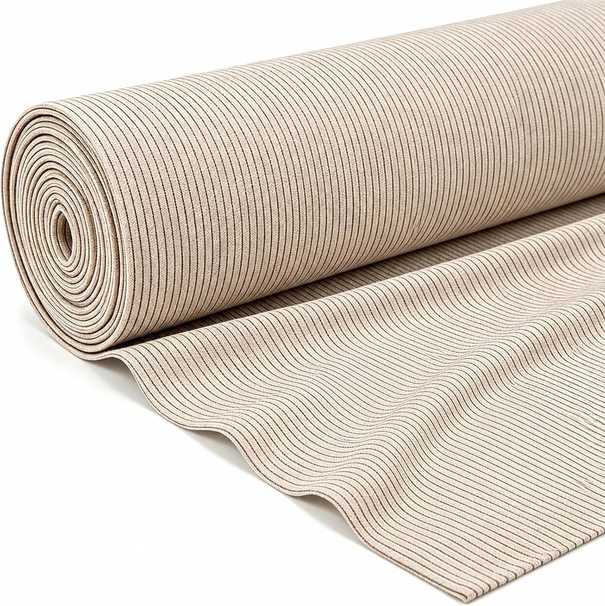 Stof per meter corduroy, bekledingsstof, corduroy-look, per meter, stof om te naaien, meubelstof, decoratieve stof, gordijnstof, meubelstoffen voor bank, deken, beddengoed en kussenovertrek (beige