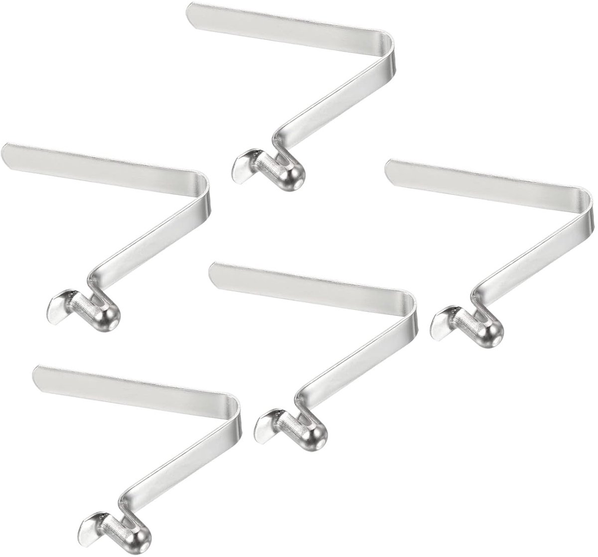 6,5 x 4 mm kajak-peddelboxen, 5 stuks veerklemmen voor kajaks, tentstok, stalen knop, kabelslot voor peddel, camping, tentstang