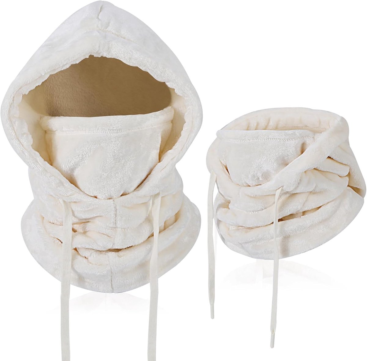 bivakmuts voor dames en heren, multifunctioneel, winddicht, thermofleece, instelbaar skimasker, gezichtshuid met nekwarmer, outdoor gezichtsmasker voor fietsen en wandelen