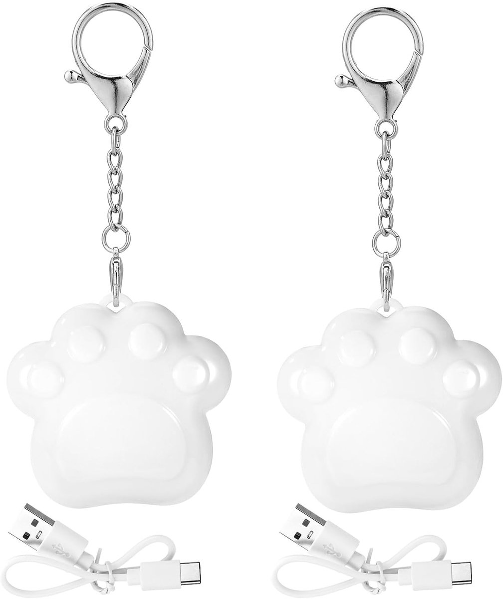 2st Portemonneelampjes met Aanraaksensor, Oplaadbaar Sleutelhangers met Aanraaksensor voor Handtas Grappige Decoratieve Accessoires voor Dames