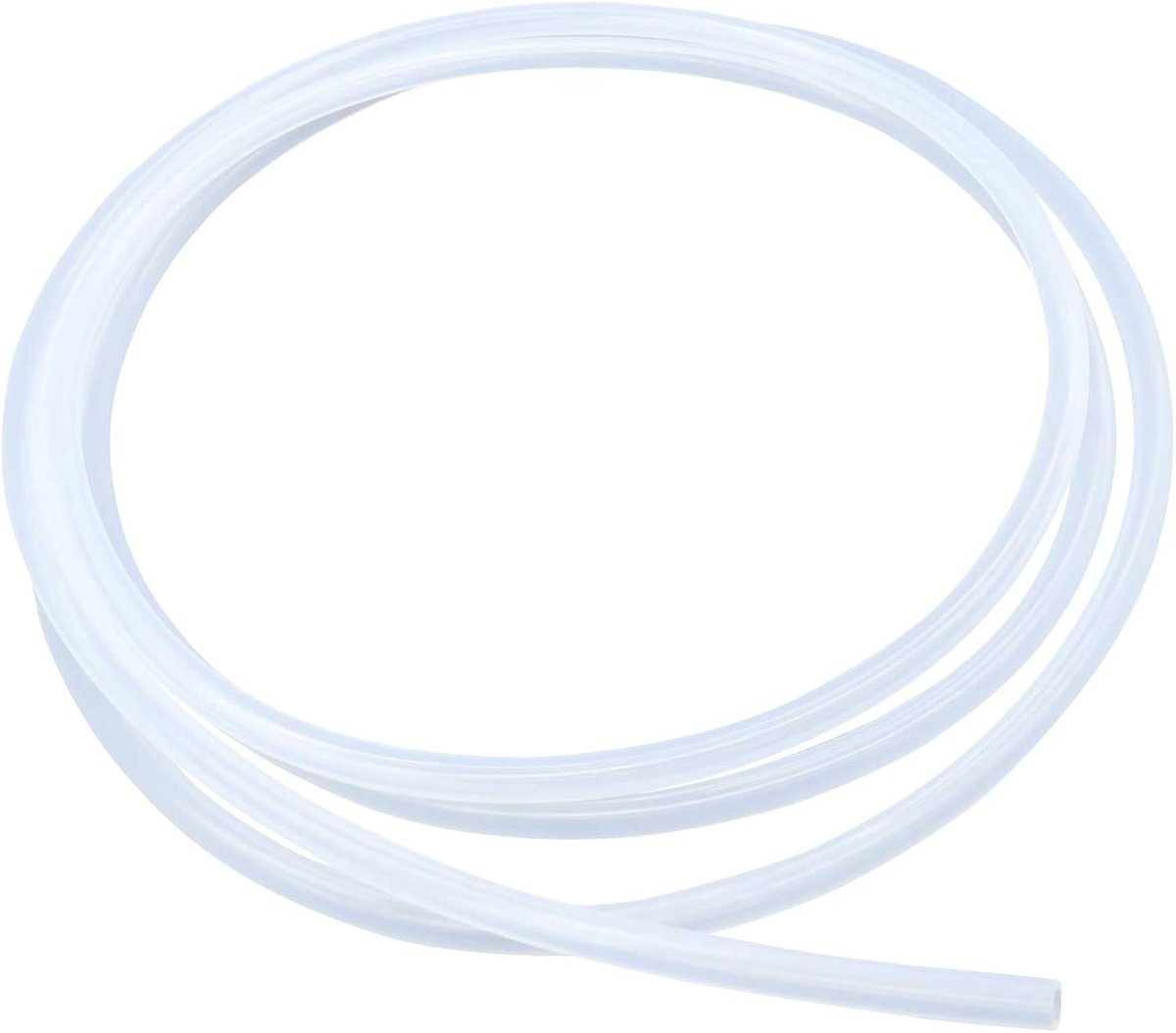 slang, 4 mm x 6 mm (binnendiameter x buitendiameter), 1.5 meter lang, geschikt voor contact met levensmiddelen, flexibel, transparant, water- en luchtslangen voor pompoverdracht