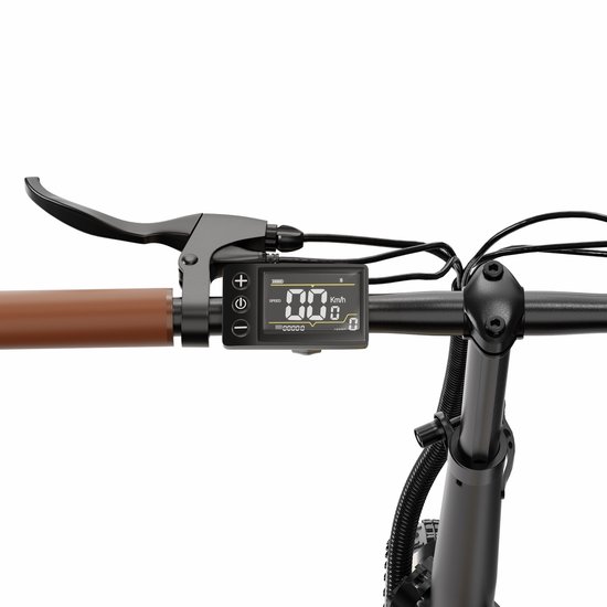 ONESPORT OT16Pro Elektrische Fiets–Opvouwbaar–48V 18Ah Accu–Actieradius tot 90 km–Aluminium Lage Instap–20×3.0 Inch Fatbike –APP –Bluetooth Verbinding - Stads E-bike - LCD Elektrische Vouwfietsen - Wit van ONESPORT — afbeelding 3