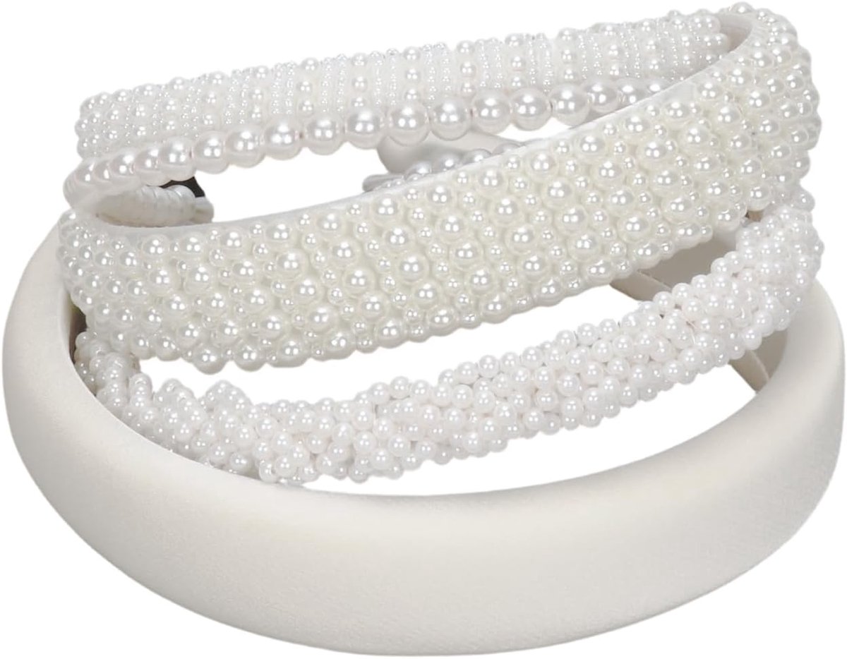 Banden voor dames, haarband voor dames, elegant, bruiloft haaraccessoires, haarband met kunstparels