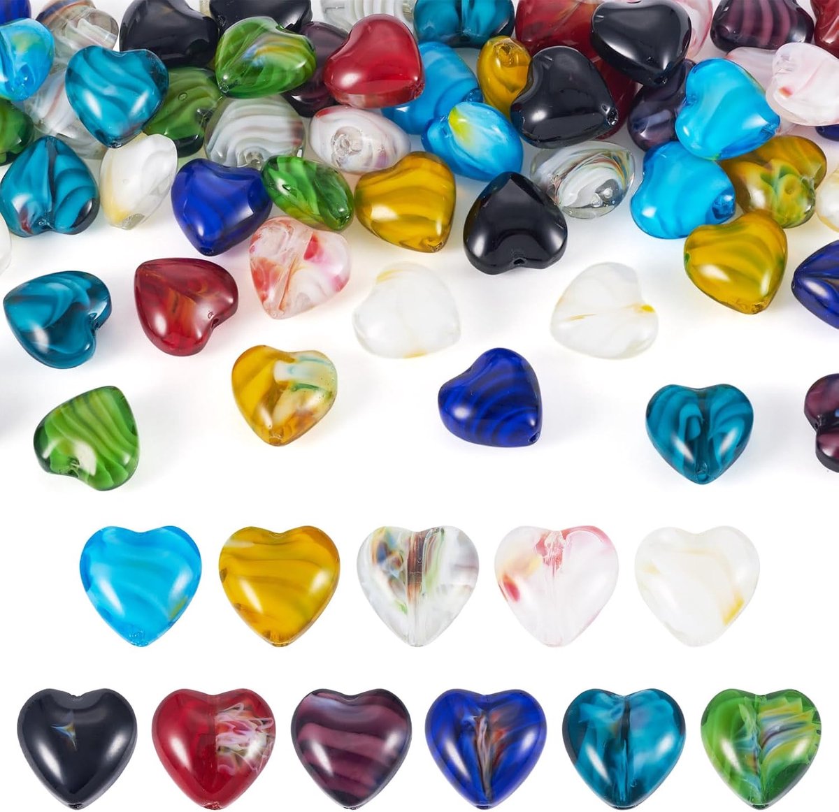 Kralen Millefiori Glas Losse Spacer Kralen voor DIY Ambachten Armband Oorbellen Sieraden Maken 11 Kleuren