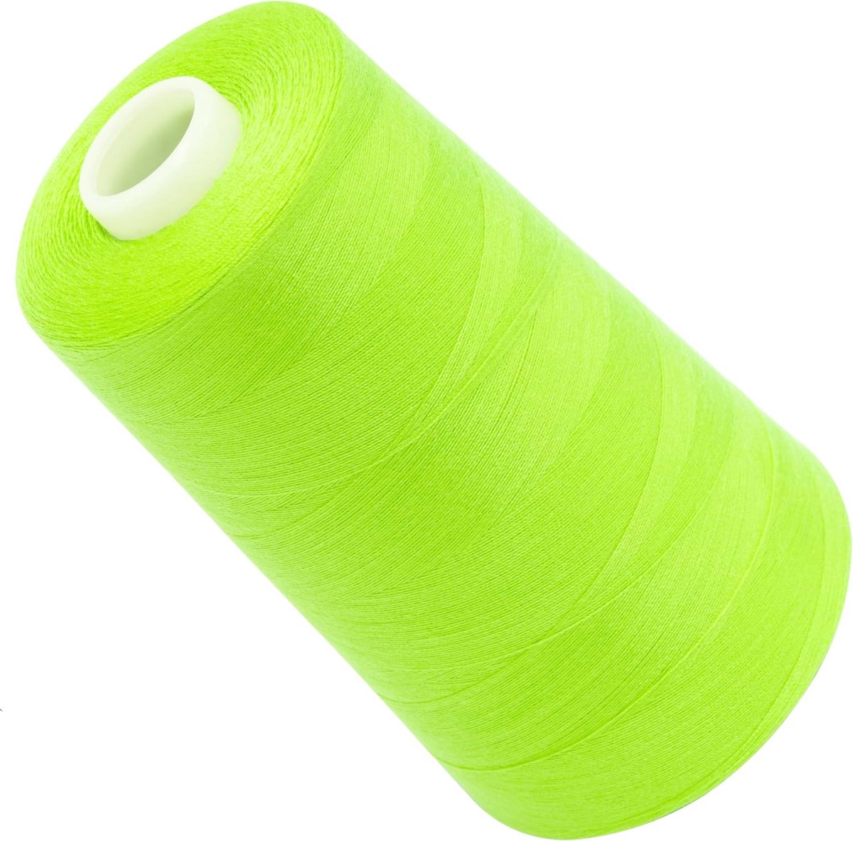 - C72735 - Naaigarenhaspel 120 (40/2) 4000 m - van polyester - confectie, kleinwaren, garen, koord, touw, naaien, kleding, draad - kleur geel - groen - neon
