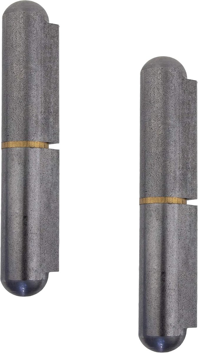 deurscharnier aanlasbaar 2-delig voor metalen deuren | aanlasbaar scharnier hoogte: 100 mm | MADE IN GERMANY | draagvermogen 200 kg | 2 stuks - deurscharnieren voor poorten & machines