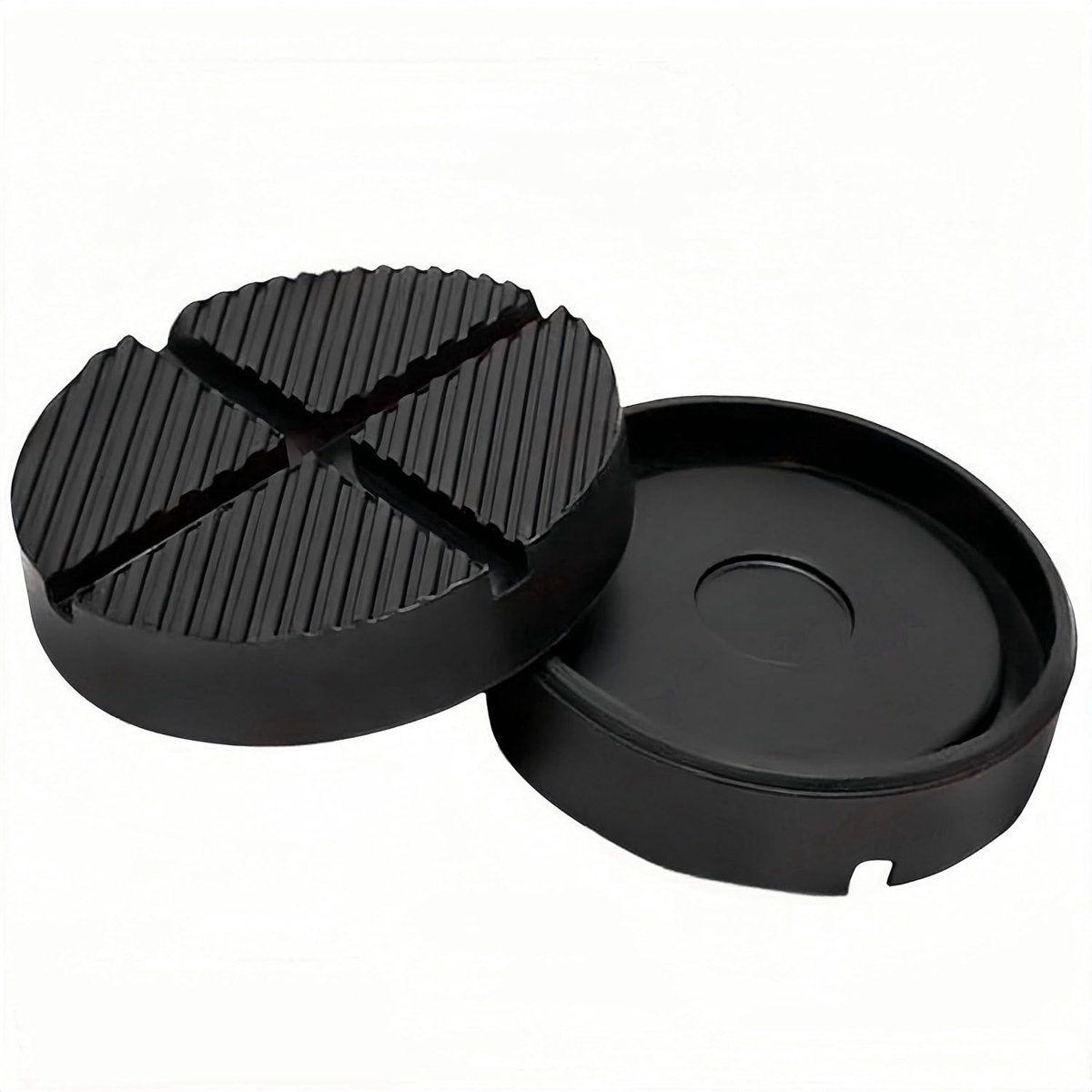 12,5 cm rubberen buffer voor krik, auto, hydraulische krik, universeel, 2 stuks, universele rubberen pad met antislip oppervlak