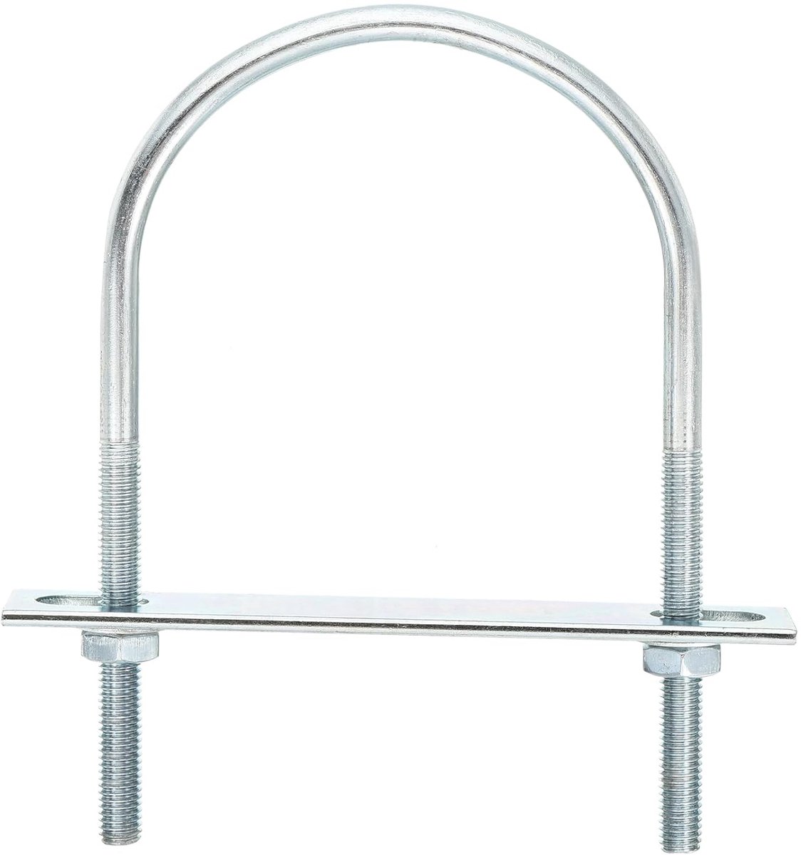 U-bouten, 8 sets 90 mm binnenbreedte 154 mm lengte M8 U-bouten van verzinkt koolstofstaal met moeren en platen, voor bootaanhangers