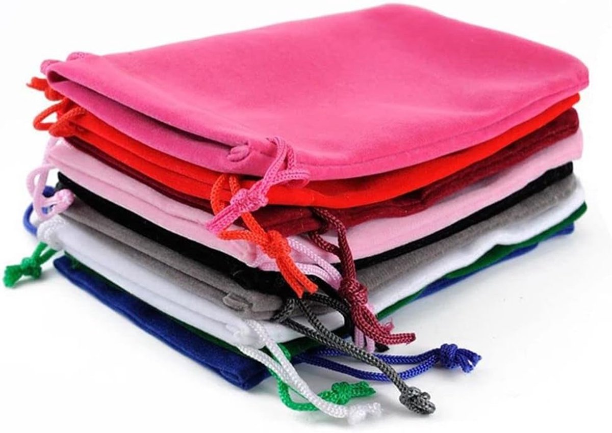 10 stuks fluwelen zakjes met trekkoord, 15 x 20 cm, cadeauzakjes, grote sieradenzakjes voor bruiloften, feesten, sieraden, gunsten, Kerstmis, herbruikbare fluwelen zakjes, sieradenzakjes