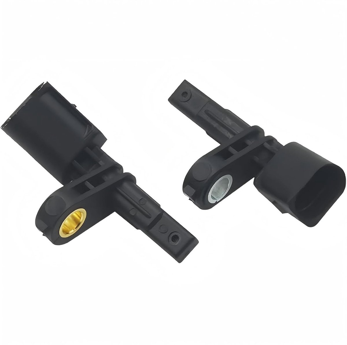 Set van 2 snelheidssensoren ABS voor links rechts compatibel met 7H0927803 7H0927804 zonder kabel voor T5 T6 Golf A3 Q3 TT Passat B6 en Jetta Touran Octavia Superb