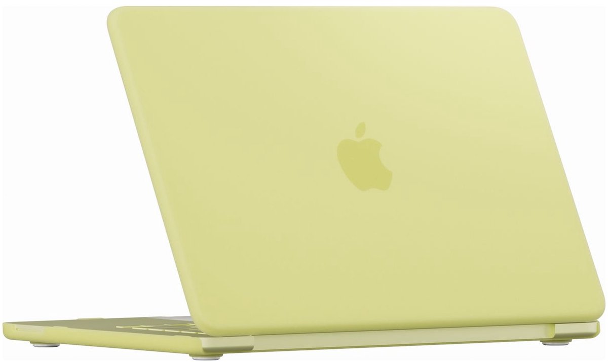 Mobigear Laptophoes geschikt voor Apple MacBook Neo 13 Inch (2026) Hoes Hardshell Laptopcover MacBook Case | Mobigear Matte - Citrus yellow - Model A3404 | Geel