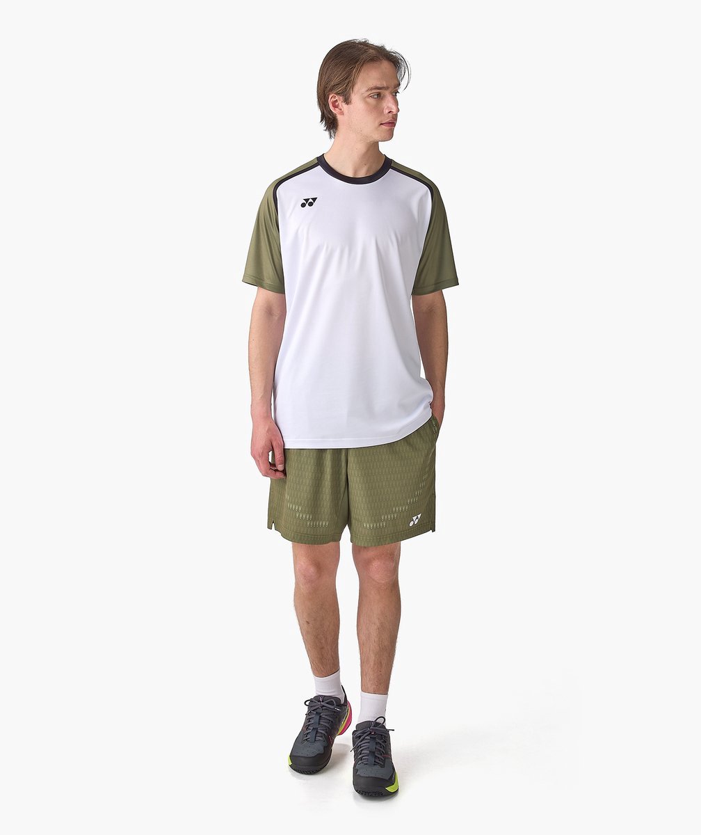Yonex 16868EX badminton zwart tennis sportshirt - wit - maat XXL