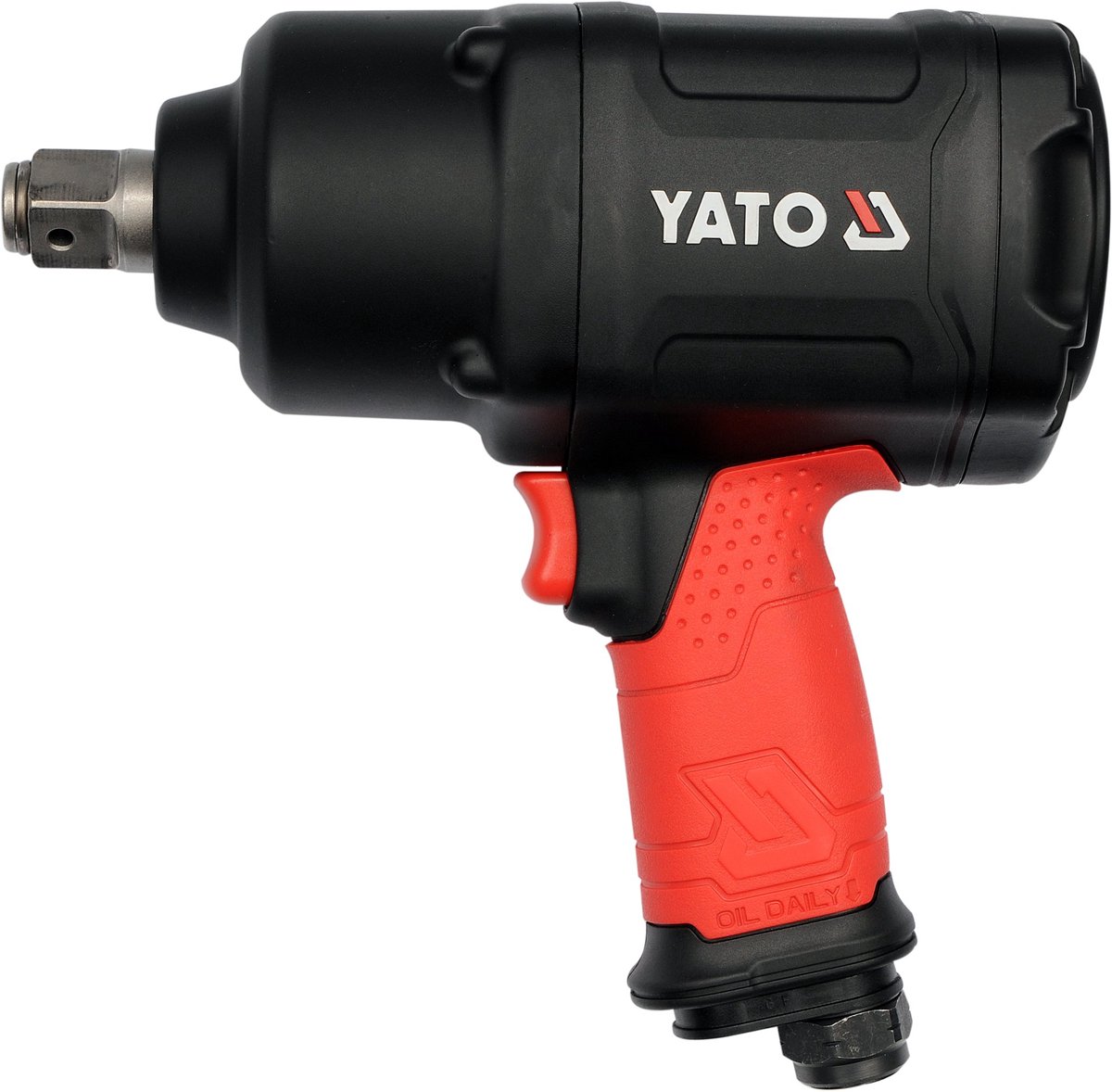 YATO Professionele Pneumatische Slagmoersleutel 3/4" – 1630 Nm – Twin Hammer – Composiet & Duraluminium