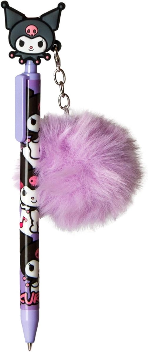 Pen met Karakter Topper & Pom Pom Charm