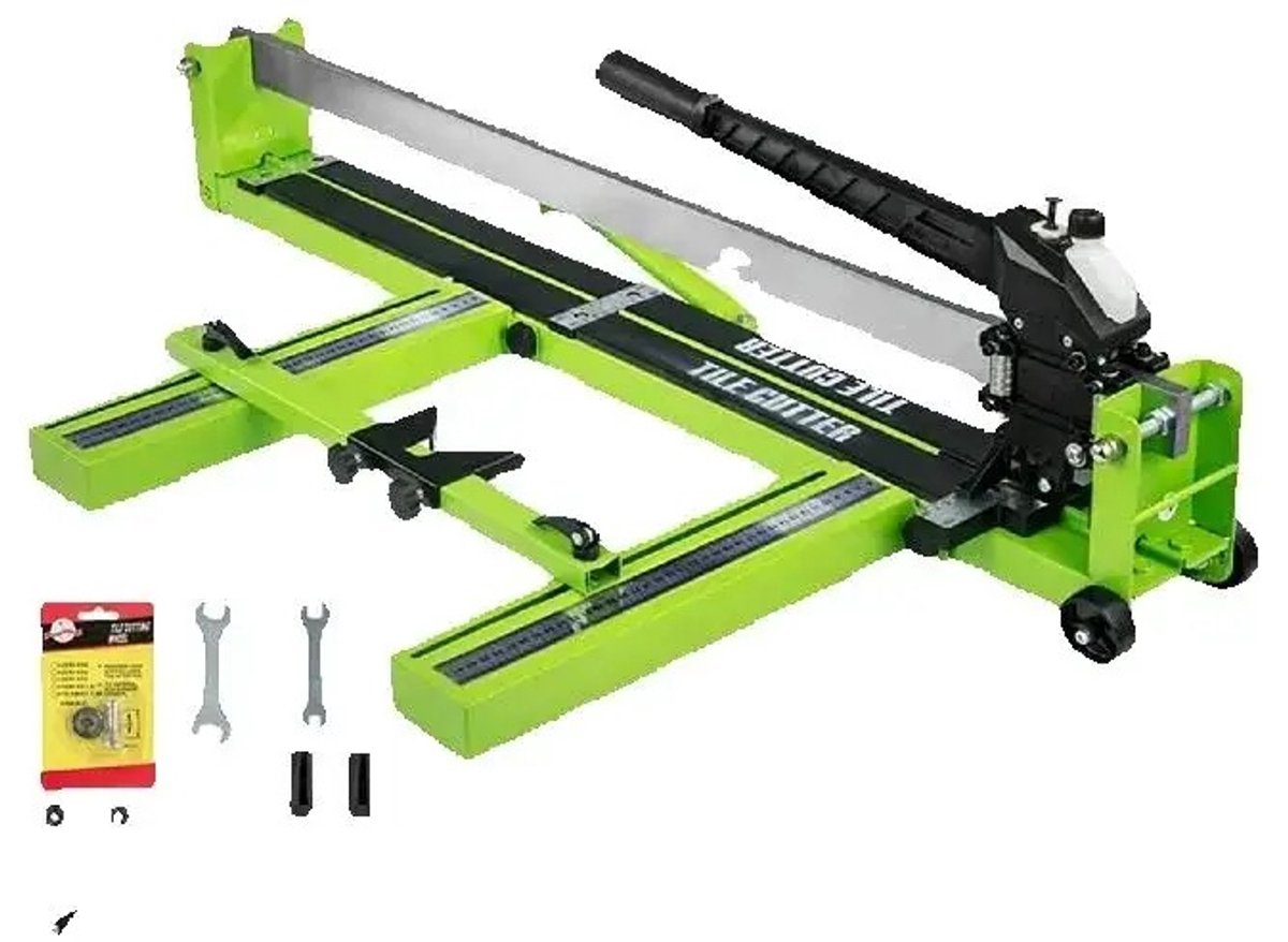 DayeLabel Handmatige Tegelsnijder - Tegelknipper - Handgereedschap - Infraroodlaserpositionering - 47 Inch - 120 cm - Stalen frame
