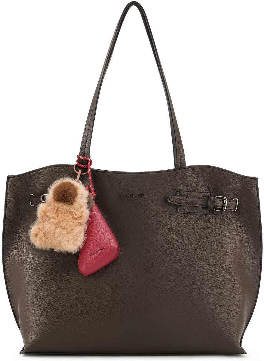FREDsBRUDER shopper My Bestie Collection My Bestie Shopper Dark Brown donkerbruin