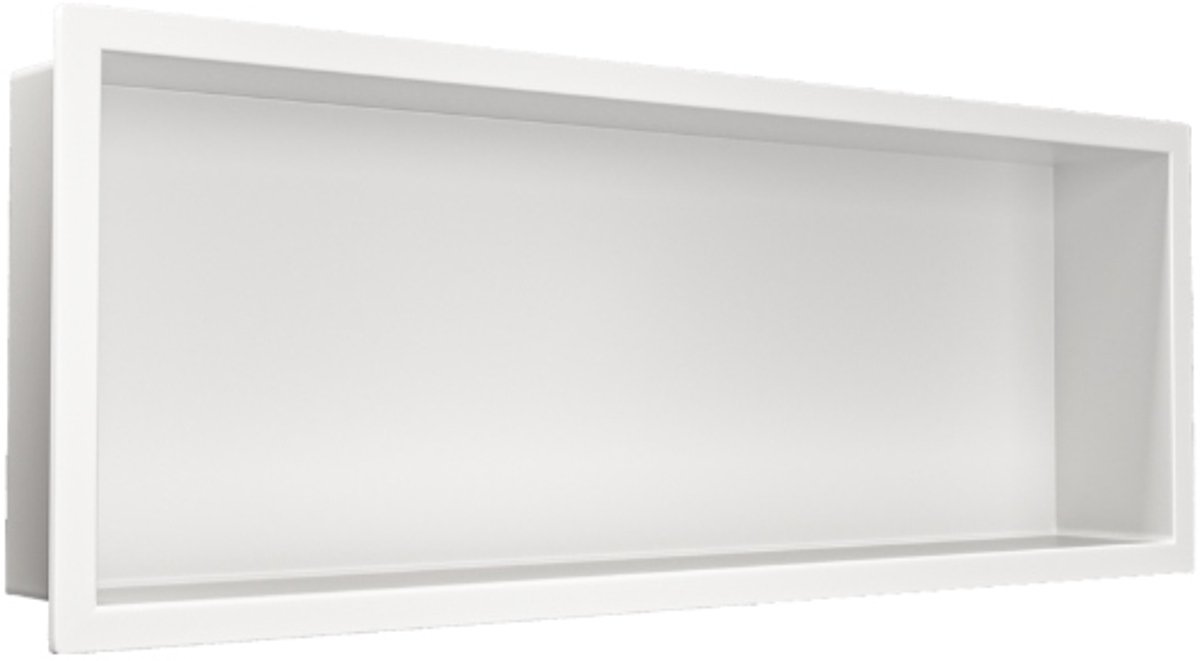 Balneo Wall-Box One Wandplank Badkamer Wit 60x20x10cm
