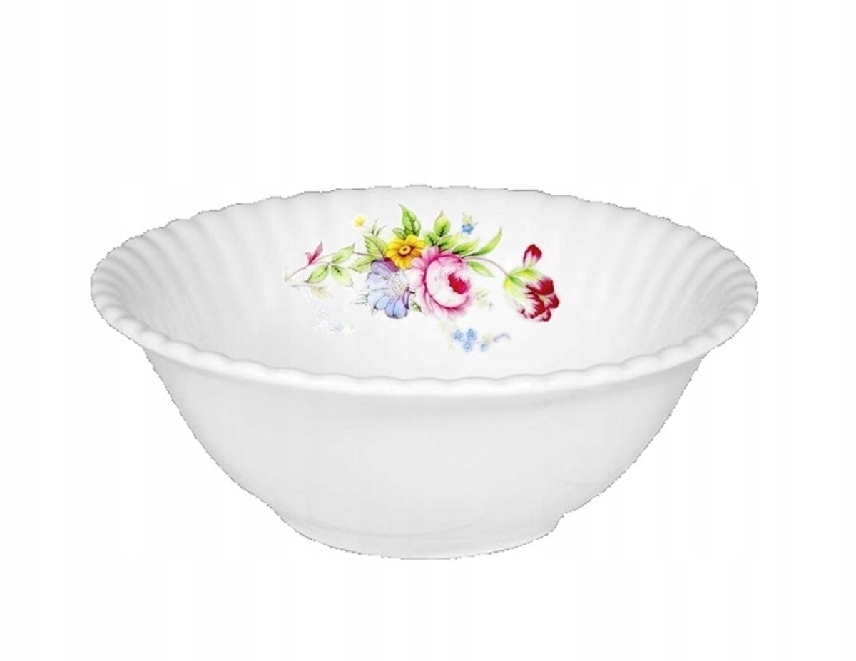 Malcer Saladekom Iwona 13cm Wit Porselein Decoratie 960