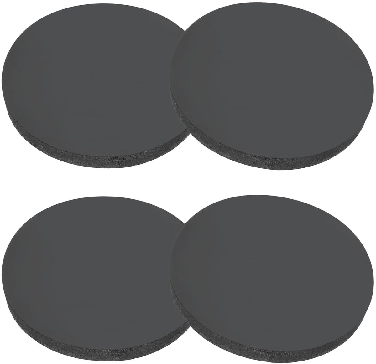 4 stuks rubberen sluitringen, 90 mm x 8 mm (OD x dik), ronde rubberen bussen, afdichtingen, rubberen pads, afstandshulzen, rubberen afdichting voor huis, auto-accessoires, doe-het-zelf, zwart