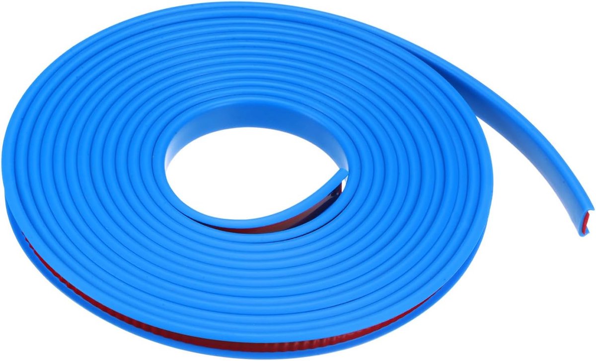 9 mm x 6 m, zelfklevend, flexibele TPE-meubelrandband, zachte plint voor meubels, kasten, tafels, beschermende reparatie, blauw