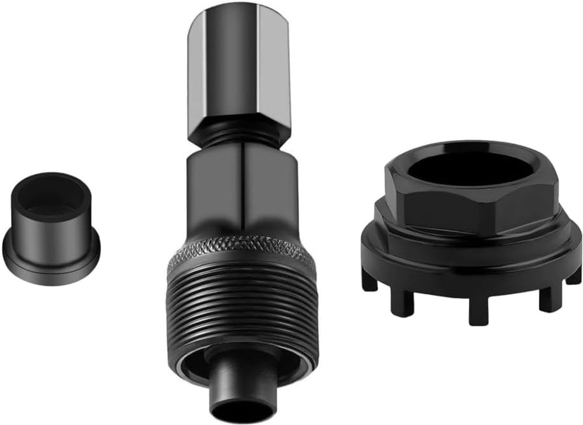 Cranktrekker fiets, 42 mm fiets trapas gereedschap met 1 set zwengelverwijderaar fiets, crankverwijderaar fiets, trapas trekker, fiets lockring gereedschap, voor vele soorten fietsen