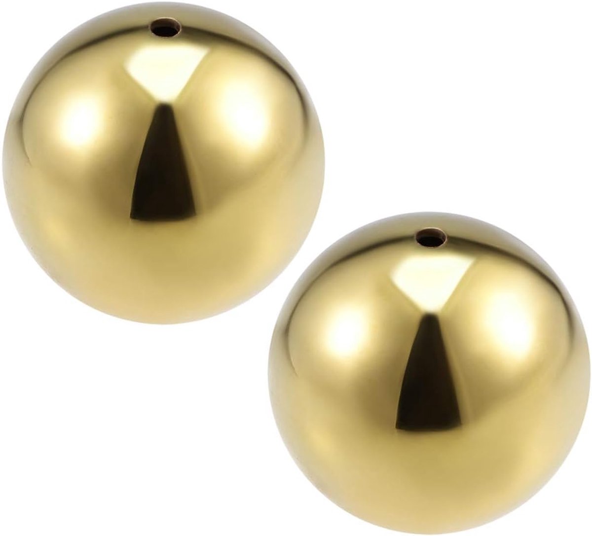 sourcing map 2 stuks. 201 RVS holle kap bal voor leuning trap spindel palen 60 mm diameter