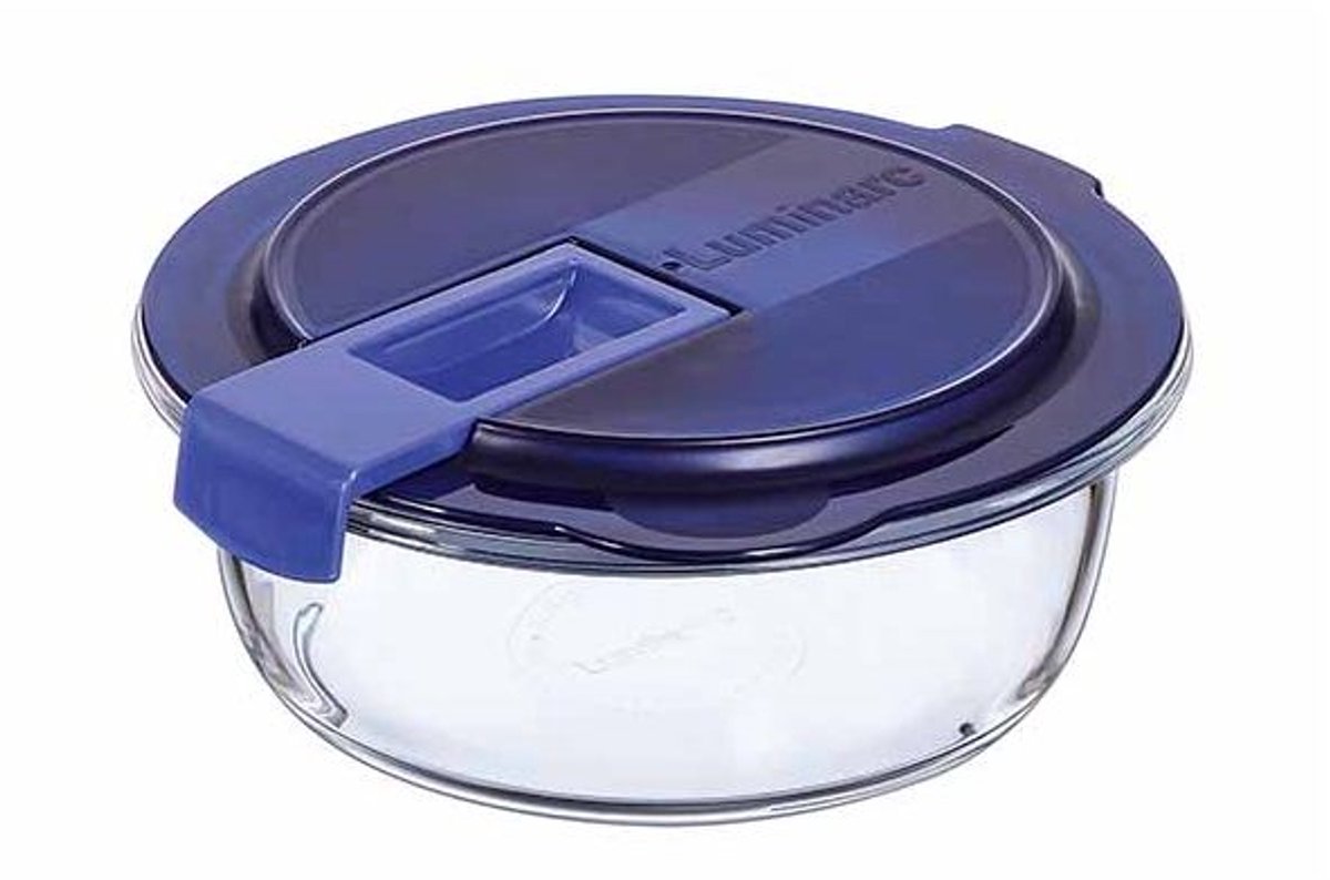 Easy Box Doos 67cl D15cm Rond Blauw Deksel