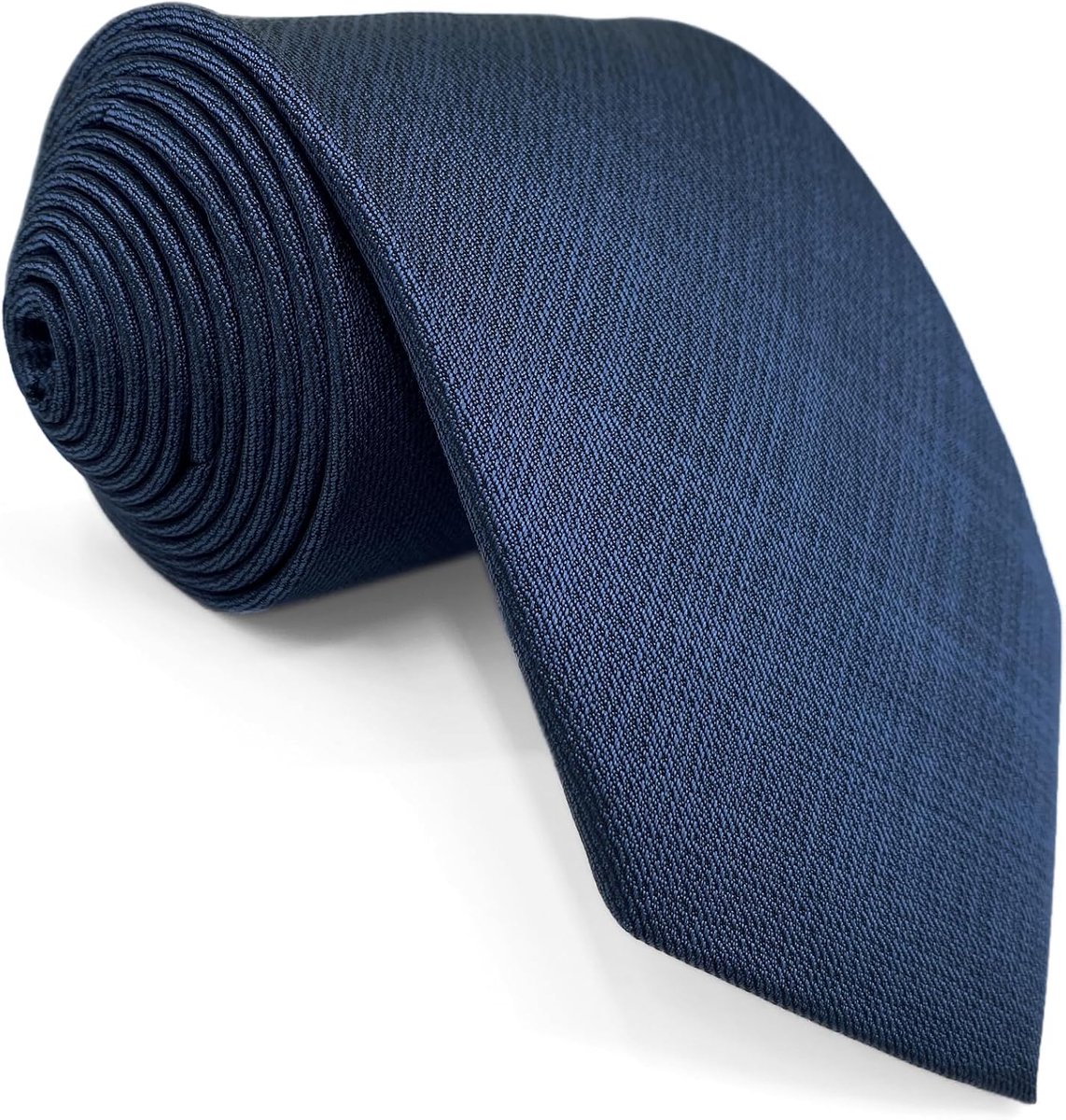 SHLAX&WING Zakelijke stropdassen Herenstropdas Effen blauw Klassiek Extra lang XL Set