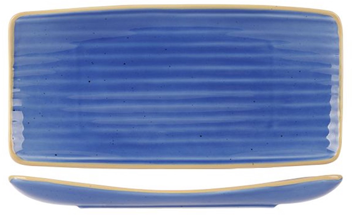 Artisan Blauw Rechthoekig Bord 30x15cm