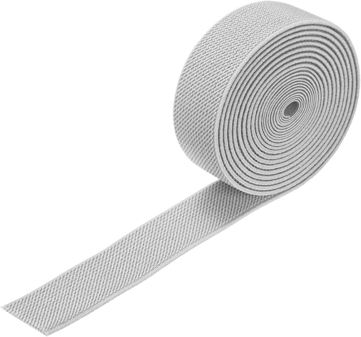 Elastische banden om te naaien, 1 inch 4 meter rol van hoge elasticiteit gebreide elastische spoel, elastisch voor naaien tailleband/pruiken/broeken/ambachten doe-het-zelf elastisch lint