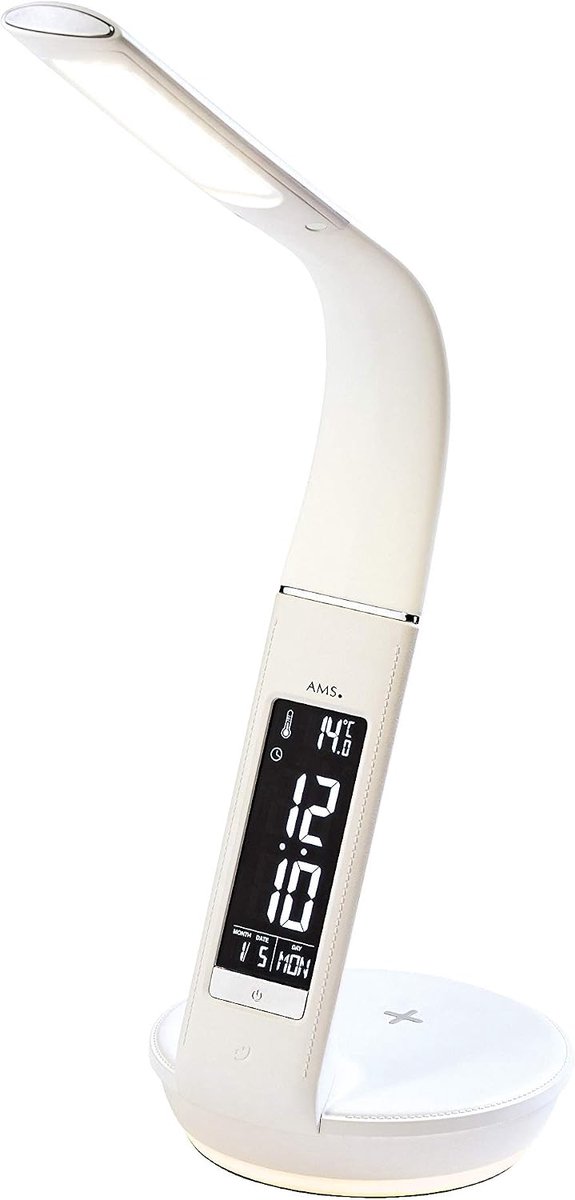 AMS Table clock quartz smartphone charger (1304) - ShopVlot