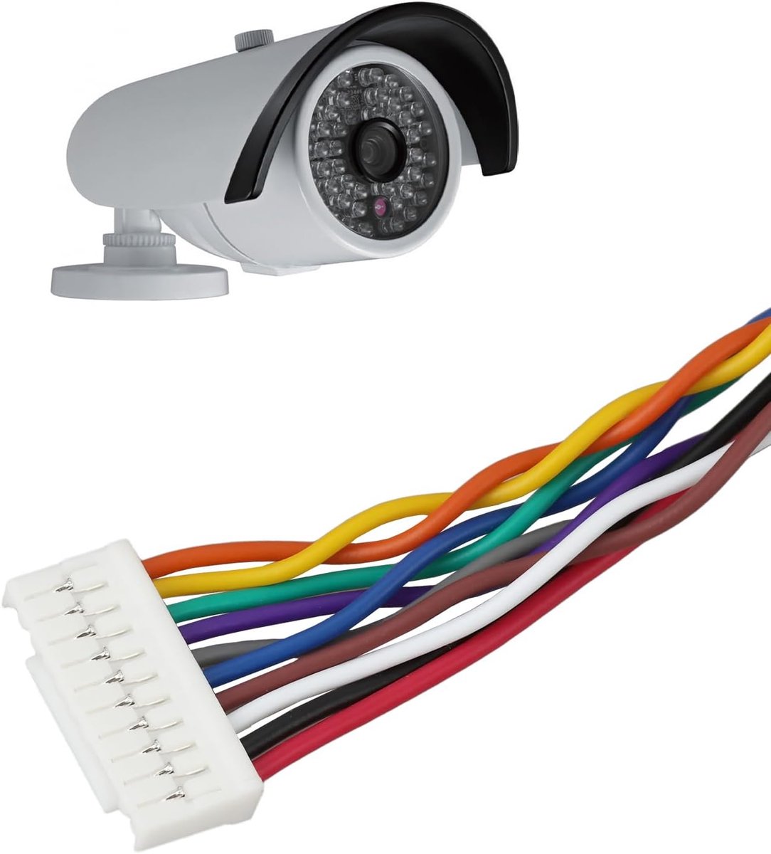 SnelShoppen - RJ45 Ethernet LAN Netwerk Kabel 10 Pin 10 Kern Compatibel met IP Camera POE 38cm