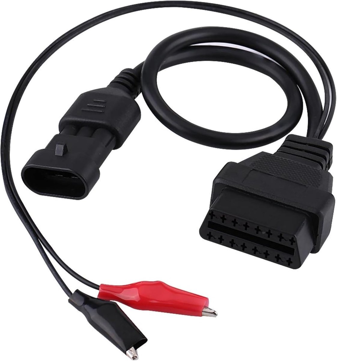 3 Pin to 16 Pin OBD2 Adapter Connector Diagnostic Cable Alfa Lancia Adapter Cable - ShopVlot