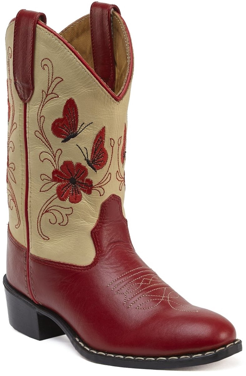 Bootstock Bloom Cowboylaarzen - Kinderen - Rood - Leer