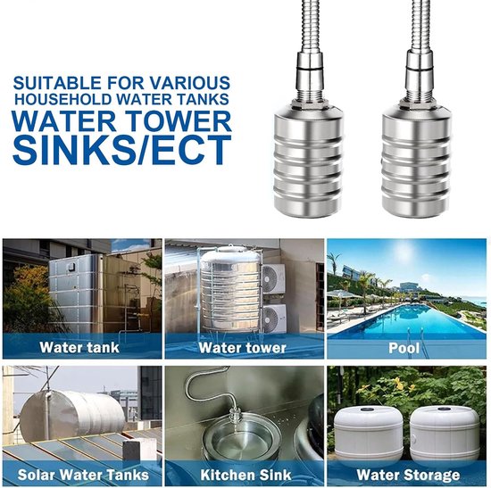 Float Valve Automatic Water Level Control Stainless Steel Water Level Control Valve 3/4 Inch Automatic Float Valve for - ShopVlot van float — afbeelding 4