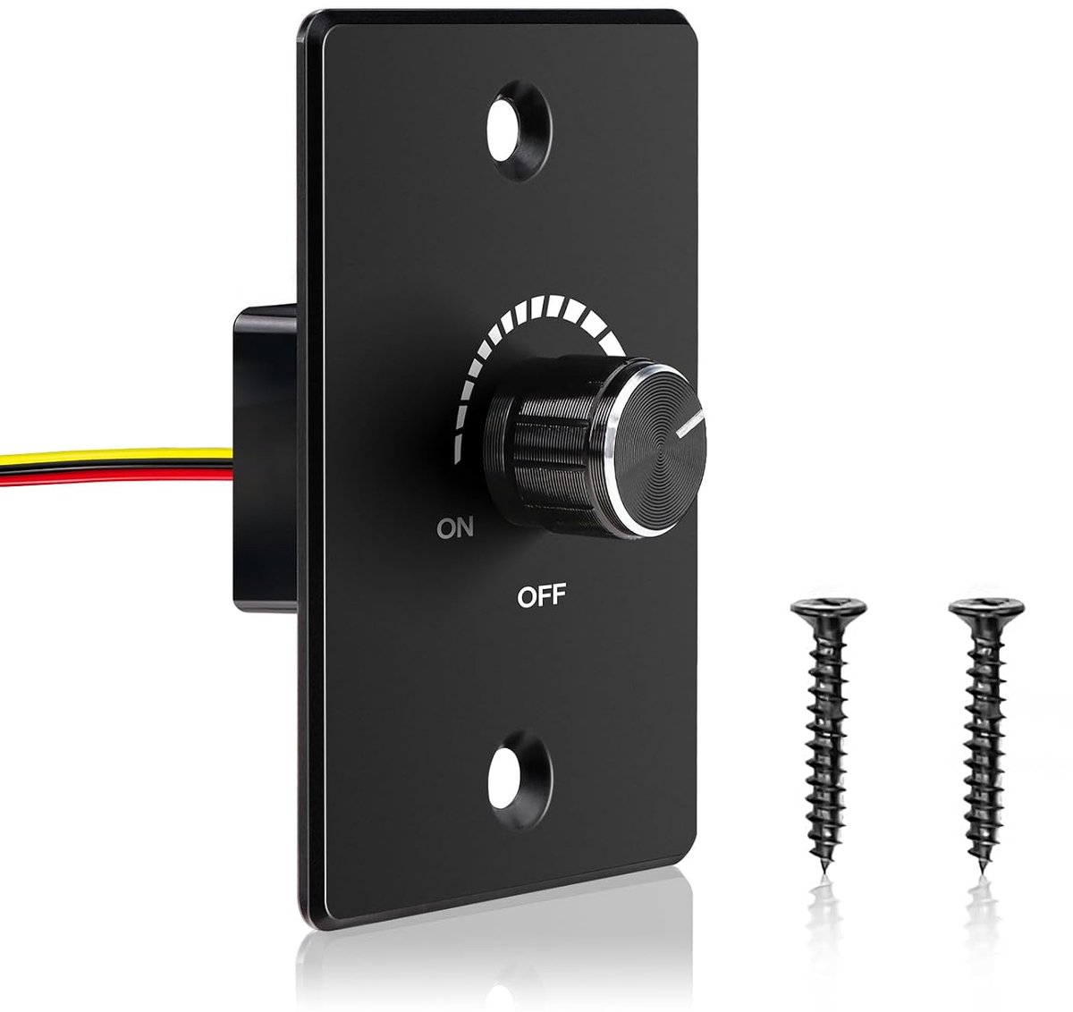 3 Lines DC 12-24V Light Dimmer Switch Camper, Aluminum 6A PWM Rotary Dimming Switch for Caravan Boat Dimmable LED 12V - ShopVlot
