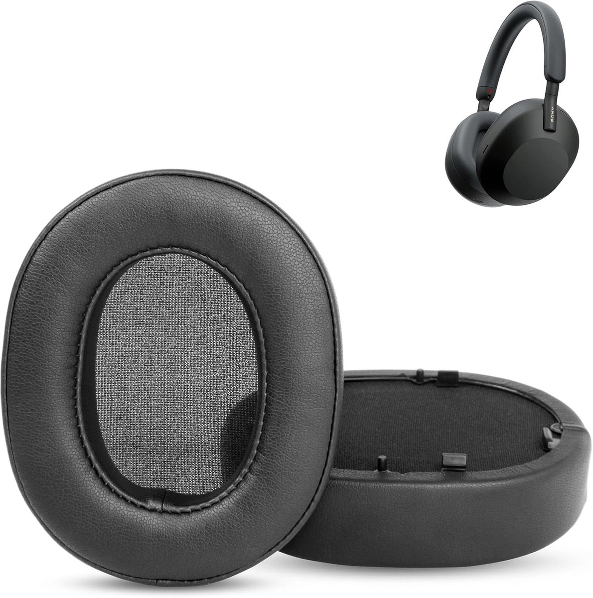 Ear Pads Compatible with Sony WH-1000XM5 Headphones, Replacement Pads for Ear Pads with Softer Protein Leather and - ShopVlot