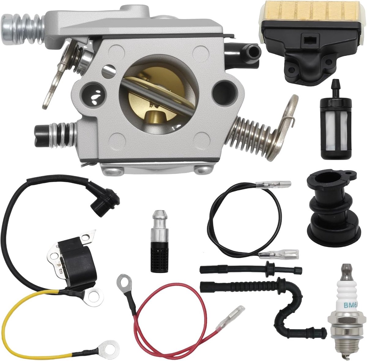 Carburateurkit WT-286 - vervangt 1123 160 1650 - geschikt voor Stihl 021 023 025 - verbeterde brandstofefficiëntie - ShopVlot