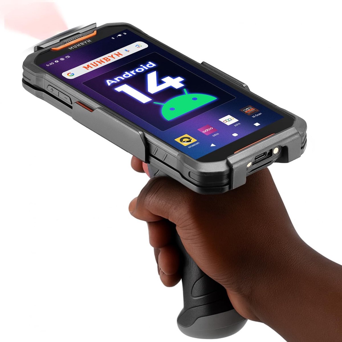 Solidchoice - Android 14 PDA Scanner met 6-Inch Scherm en 16 Uur Batterijduur
