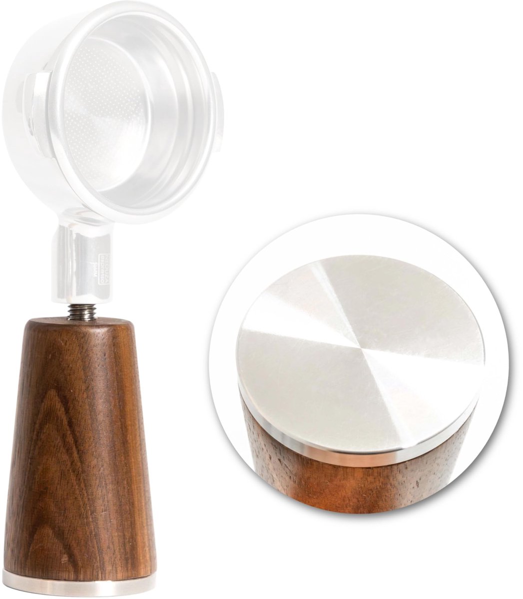 Solidchoice - Houten Handgreep voor Espressomachine, M10 Draad