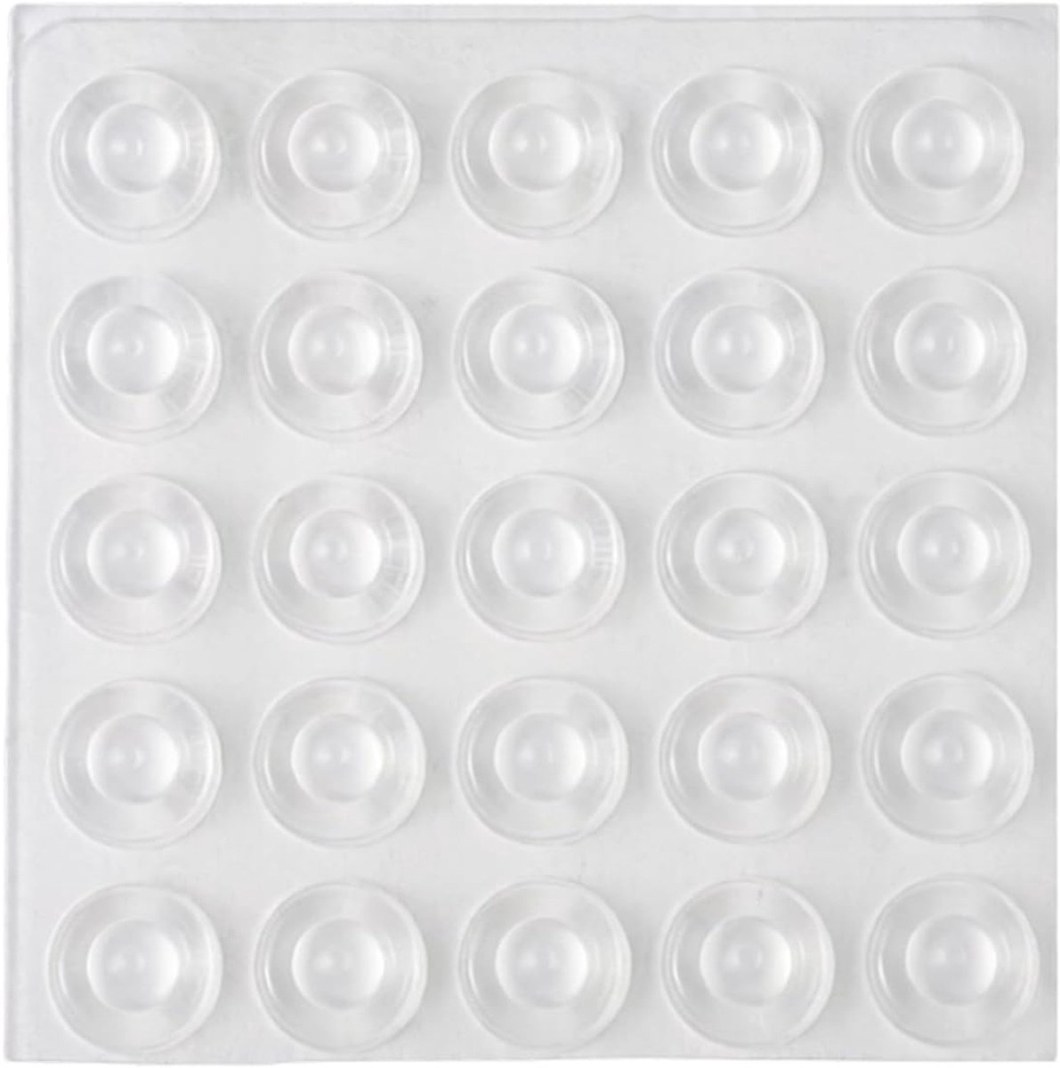 rubberen voetjes 13 mm x 5 mm - transparant - zelfklevend - voor antislip meubels - ShopVlot